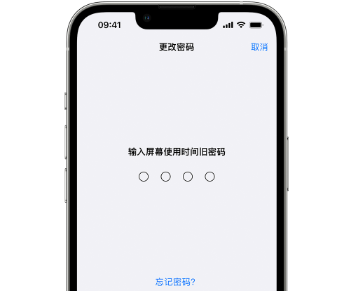 维西iPhone屏幕维修分享iPhone屏幕使用时间密码忘记了怎么办 