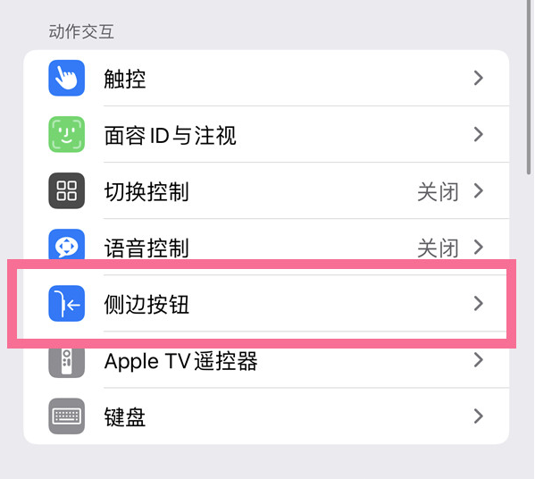 维西苹果14维修店分享iPhone14 Plus侧键双击下载功能关闭方法 