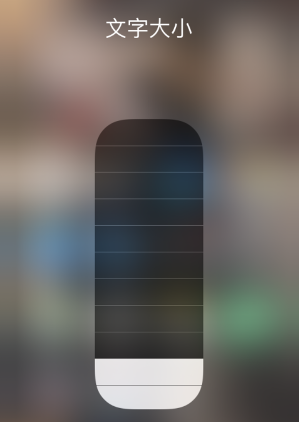 维西苹果手机维修分享小技巧：在 iPhone 控制中心快速调节字体大小 